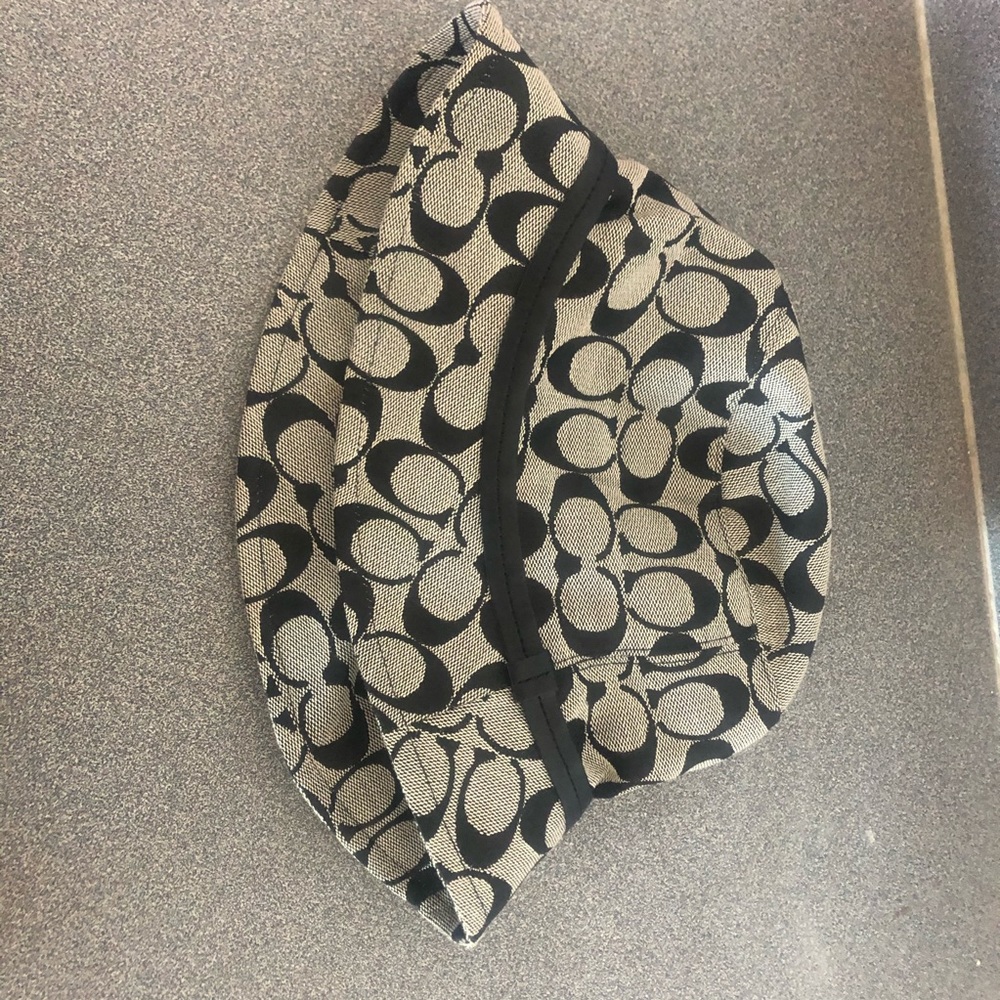 Grey/Black Coach Fall Bucket Hat